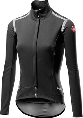 Castelli Women's Perfetto ROS Long Sleeve Jacket - Light Black - XS, Light Black